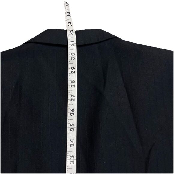 Martino Uomo Moda 2pc Suit Men’s Subtle Black Pinstripe 40R W32xL31 - Picture 14 of 16